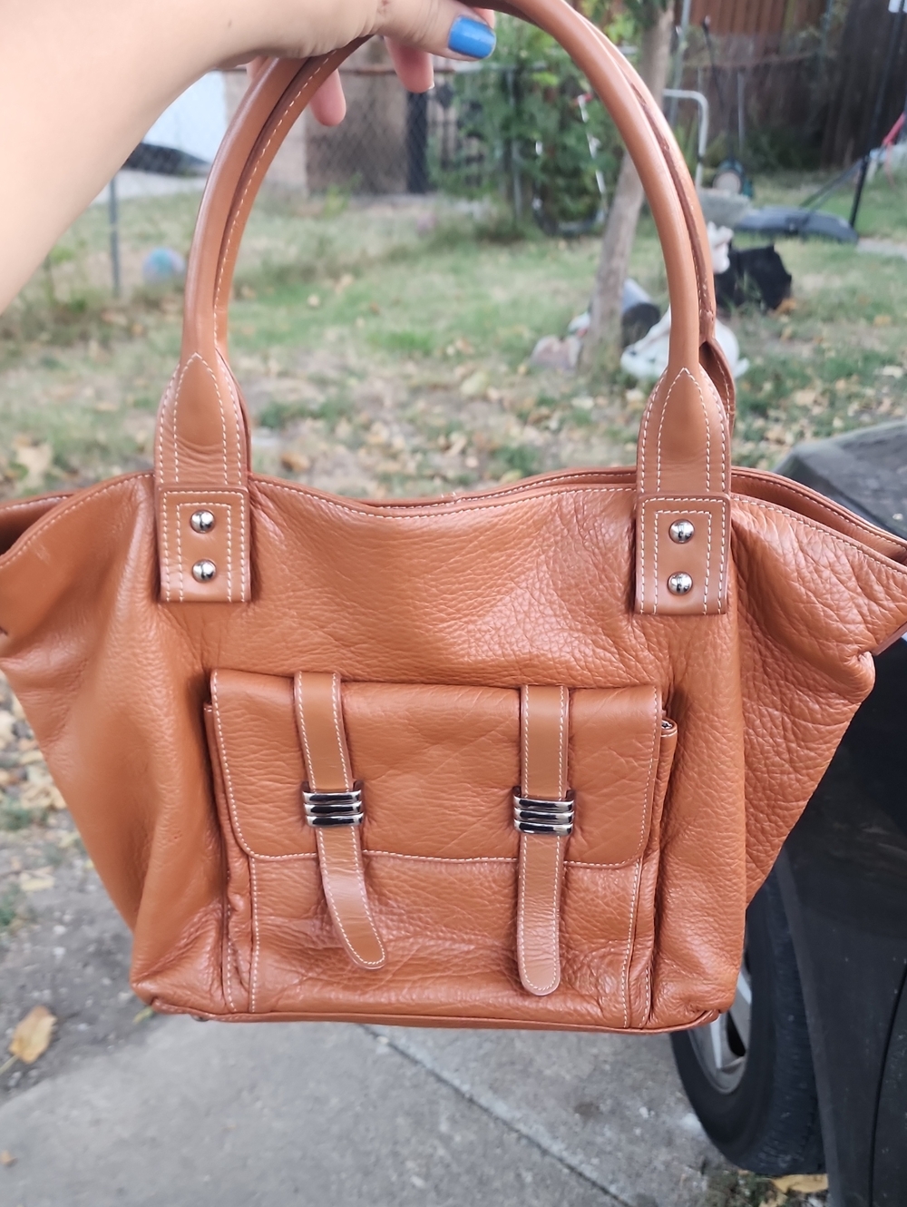 Barr + barr New York Leather Bag Used